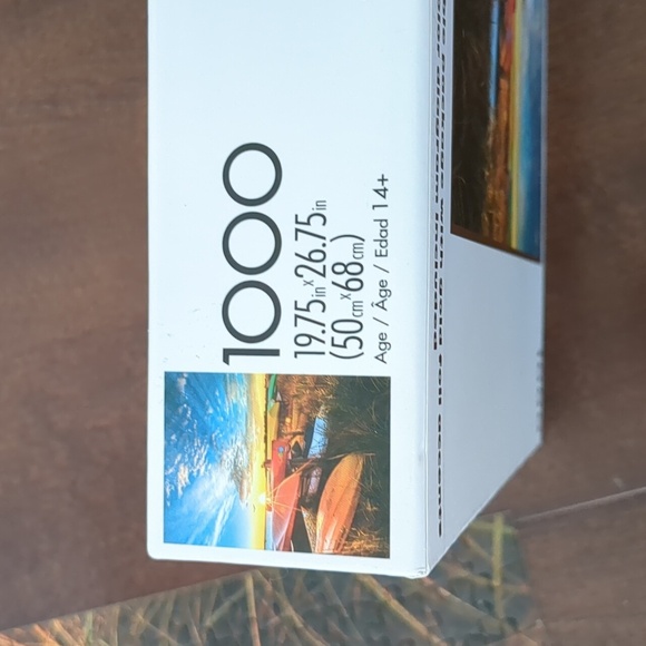 1000 Piece Rhode Island Beach Sunrise Puzzle Buffalo Games Colorful Kayak - Picture 5 of 9